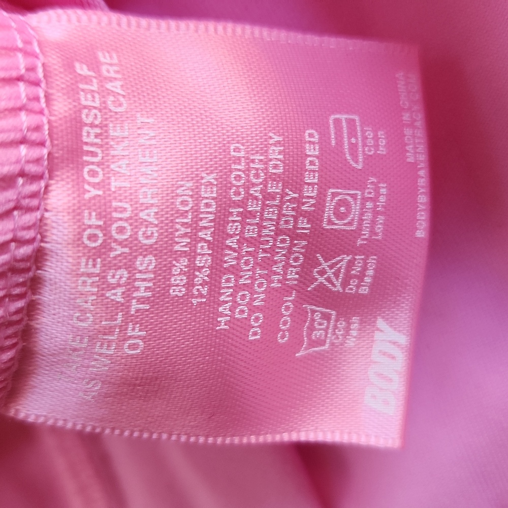 Body by Raven Tracy Women’s Pink Zip-Up Hoodie Sweatshirt - Picture 9 of 9